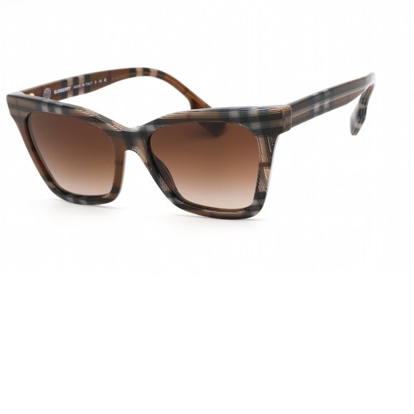 Burberry Check Brown Cat Eye Sunglasses brand new in the box