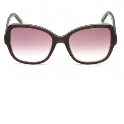 Marc Jacobs Gray Burgundy Cat Eye Sunglasses brand new in the box