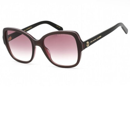 Marc Jacobs Gray Burgundy Cat Eye Sunglasses brand new in the box