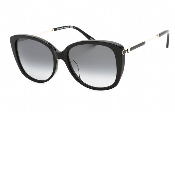 Kate Spade Black Cat Eye Lorene Sunglasses brand new in case