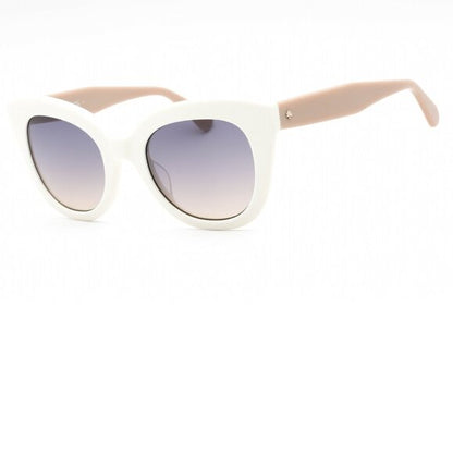 Kate Spade Sunglasses Belah cat eye beige frame gray azure lenses brand new