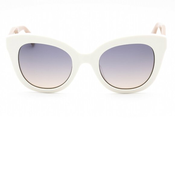 Kate Spade Sunglasses Belah cat eye beige frame gray azure lenses brand new