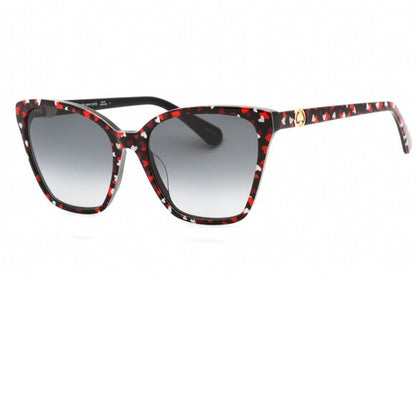 Kate Spade Sunglasses cat eye amiyah multicolor dark gray lenses brand new