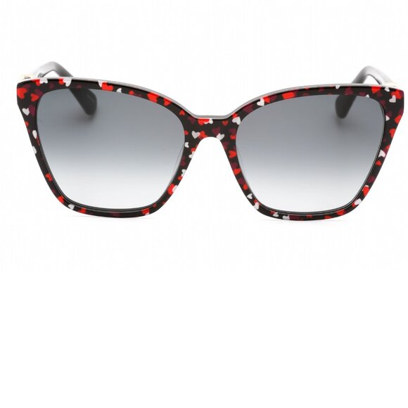 Kate Spade Sunglasses cat eye amiyah multicolor dark gray lenses brand new