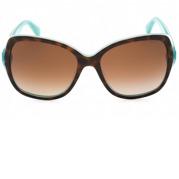Kate Spade Sunglasses Karalyn Havana Aqua frames with brown lenses brand new