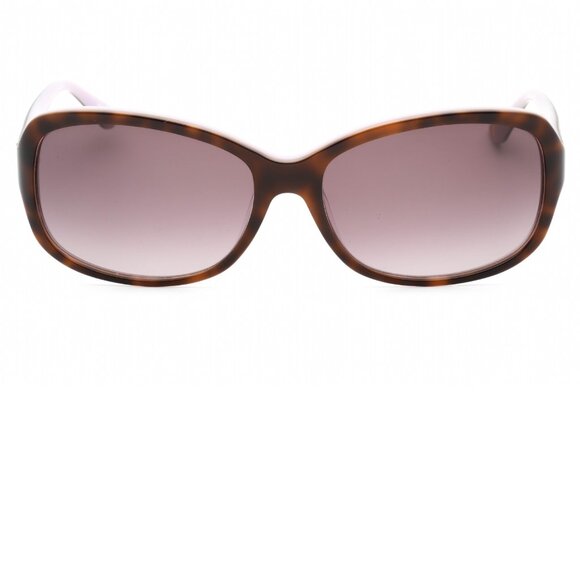 Liz Claiborne Havana Lilac Oval Sunglasses brand new in case