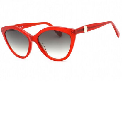 Longchamp Red Cat Eye Sunglasses brand new in case