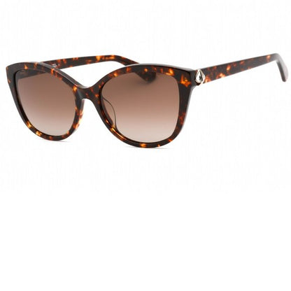 Kate Spade Hensley Havana Brown Cat Eye Sunglasses Brand New with Case