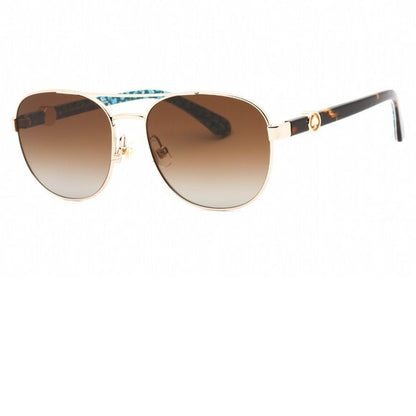 Kate Spade Raglan Gold Havana Polarized Sunglasses Brand New In Case