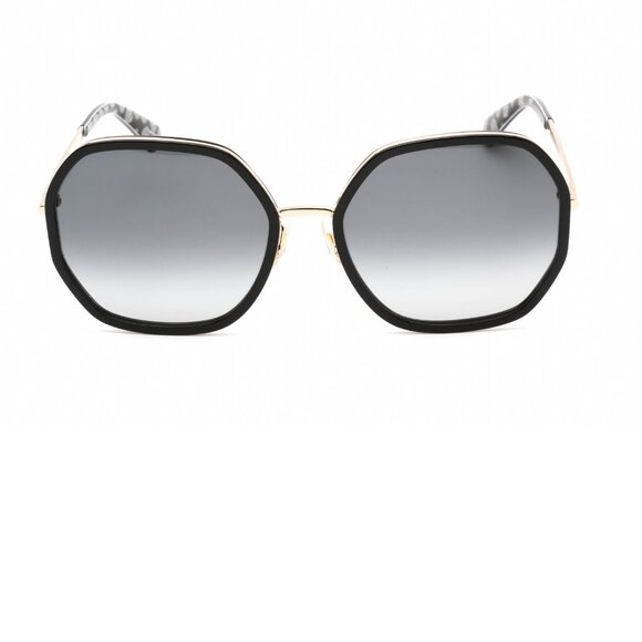 Kate Spade Nicola Gold and Black Sunglasses Brand New In Case