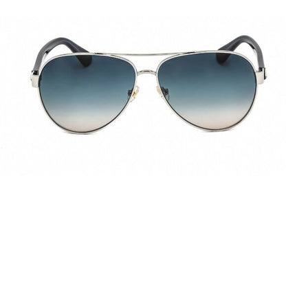 Kate Spade Geneva Blue Aviator Sunglasses Brand New In Case