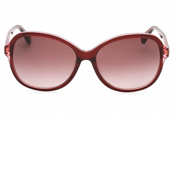 Kate Spade Tamera Burgundy Sunglasses Brand New In Case
