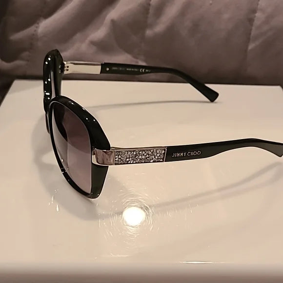 Jimmy Choo Sunglasses Alana Black Gray Gradient brand new