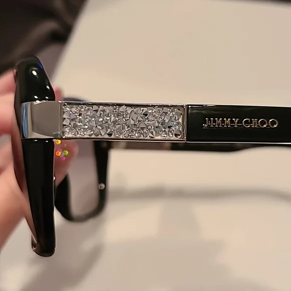 Jimmy Choo Sunglasses Alana Black Gray Gradient brand new