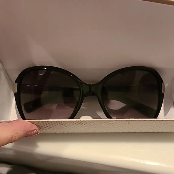 Jimmy Choo Sunglasses Alana Black Gray Gradient brand new