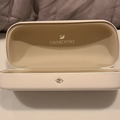 Swarovski Shiny Black Sunglasses