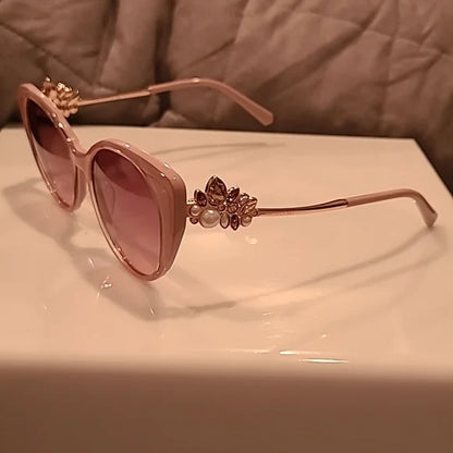 Swarovski Shiny Pink Sunglasses