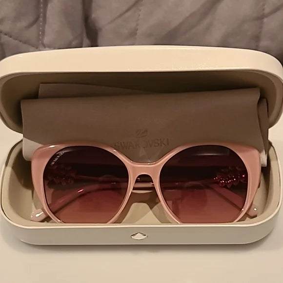 Swarovski Shiny Pink Sunglasses