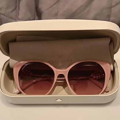 Swarovski Shiny Pink Sunglasses