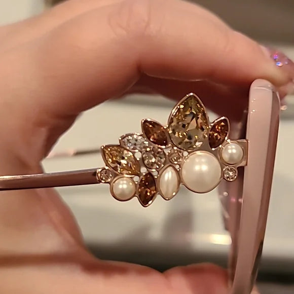 Swarovski Shiny Pink Sunglasses