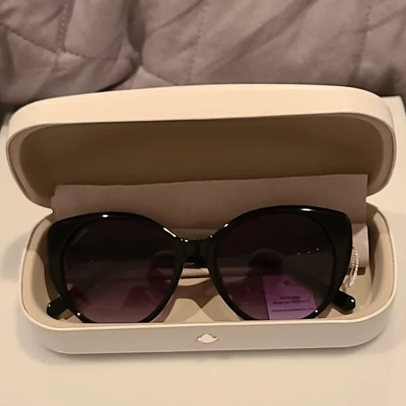 Swarovski Shiny Black Sunglasses brand new