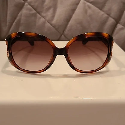 Salvatore Ferragamo Sunglasses Oversized Tortoise Brown Gradient brand new