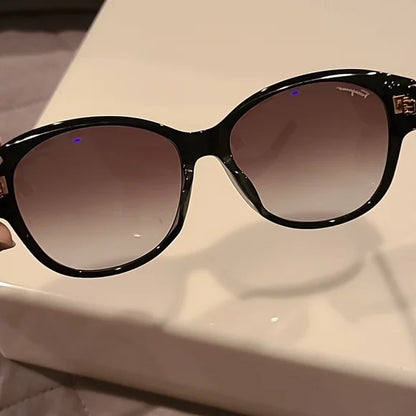 Ferragamo Bow Detail Black Sunglasses brand new