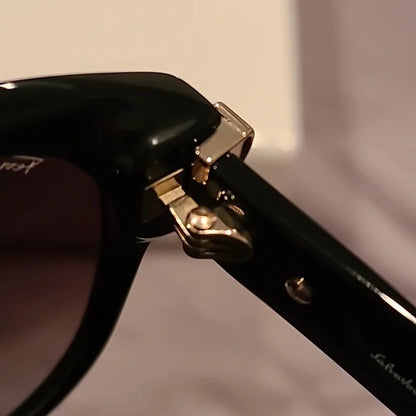Ferragamo Bow Detail Black Sunglasses brand new