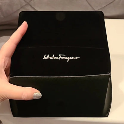 Ferragamo Bow Detail Black Sunglasses brand new
