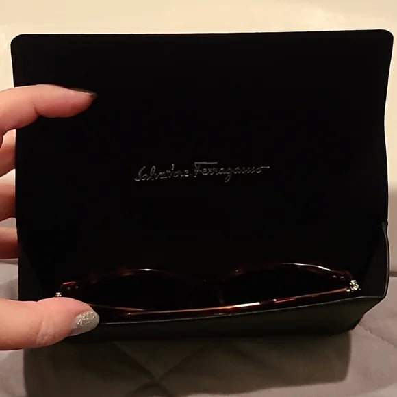 Ferragamo Sunglasses Cat Eye Tortoise Shell Very Lightweight brand new