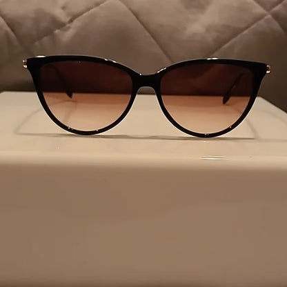 Ferragamo Sunglasses Cat Eye Dark Blue Very Lightweight brand new