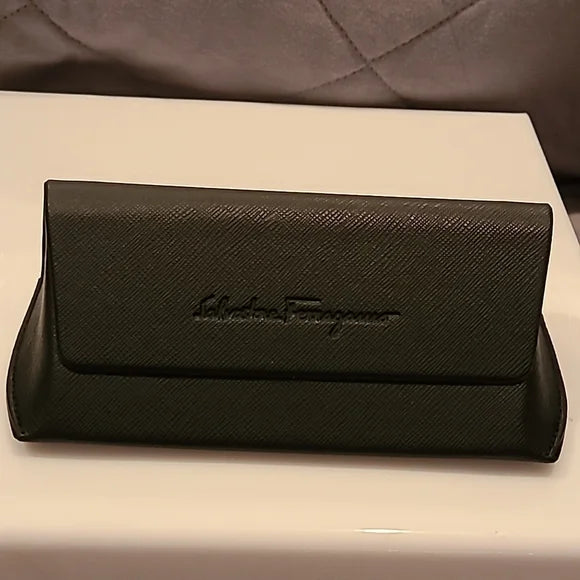 Ferragamo Sunglasses Light Gold Taupe Rectangular brand new