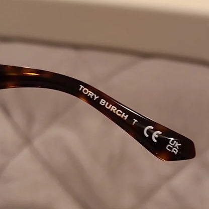 Tory Burch Sunglasses Dark Tortoise Brown Gradient Rectangular brand new