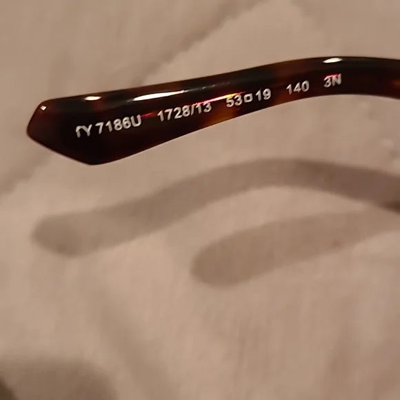 Tory Burch Sunglasses Dark Tortoise Brown Gradient Rectangular brand new