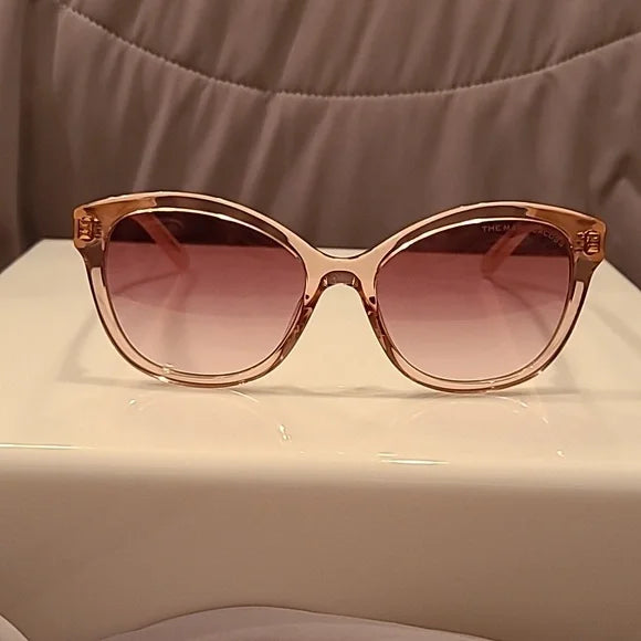 Marc Jacobs Peach Burgundy Sunglasses brand new in box