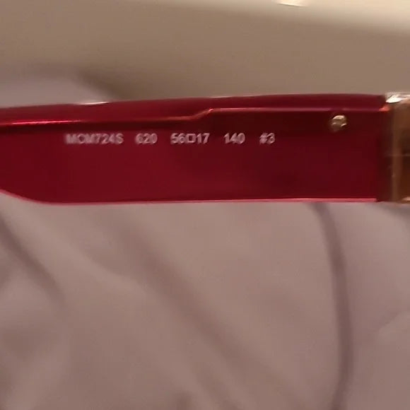 MCM Strawberry Mauve Sunglasses brand new in box