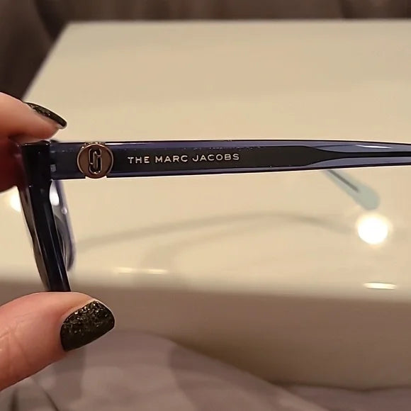 Marc Jacobs Blue Azure Sunglasses brand new in box