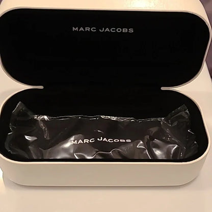 Marc Jacobs Gray Burgundy Cat Eye Sunglasses brand new in the box