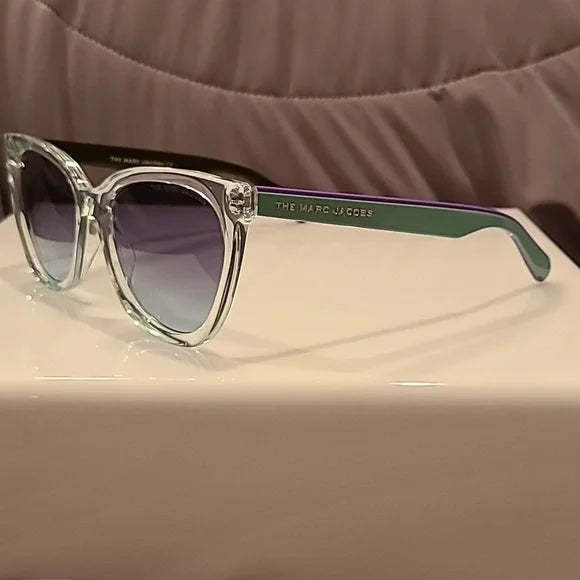 Marc Jacobs Green Cat Eye Sunglasses brand new in the box