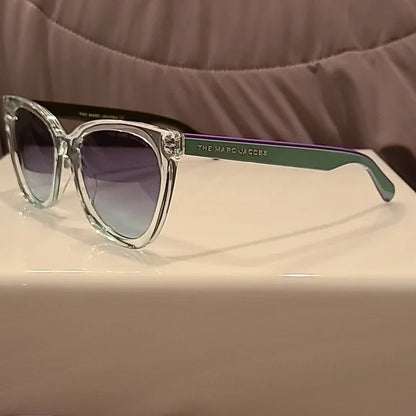 Marc Jacobs Green Cat Eye Sunglasses brand new in the box