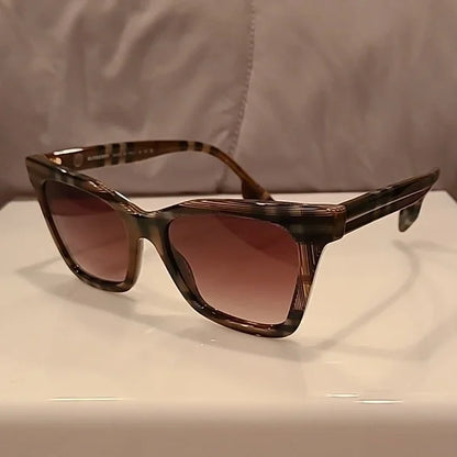 Burberry Check Brown Cat Eye Sunglasses brand new in the box