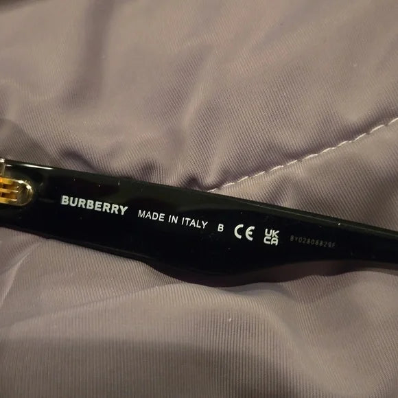 Burberry black frame sunglasses brand new in box