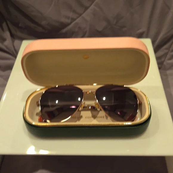 Kate Spade Women's Aviator Avaline Sunglasses brand new with case