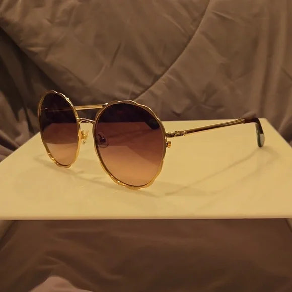 Kate Spade Cannes Gold Frame Sunglasses brand new in case