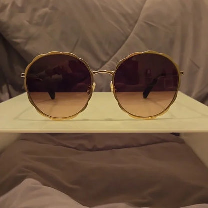 Kate Spade Cannes Gold Frame Sunglasses brand new in case