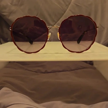 Kate Spade Cannes Red Frame Sunglasses brand new in case