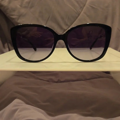Kate Spade Black Cat Eye Lorene Sunglasses brand new in case