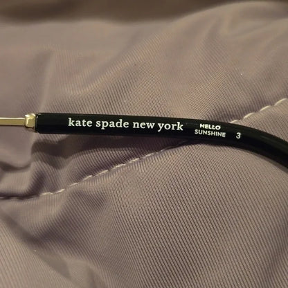 Kate Spade Black Cat Eye Lorene Sunglasses brand new in case
