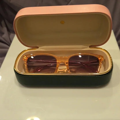 Kate Spade Pavia Peach Sunglasses brand new in case