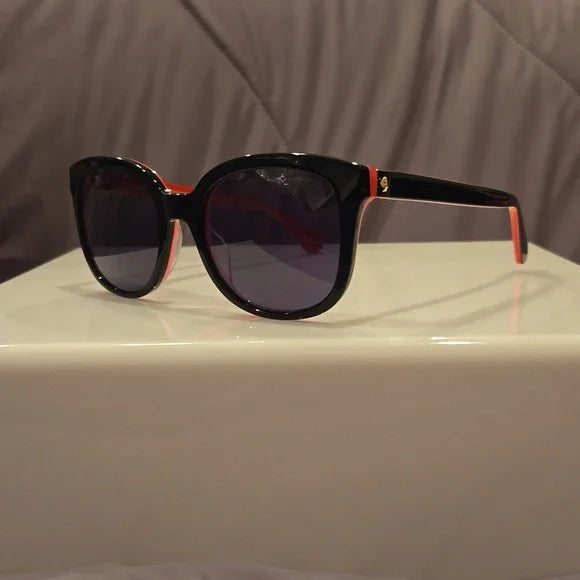 Kate Spade Sunglasses women's Gwenith rectangular black and pink new